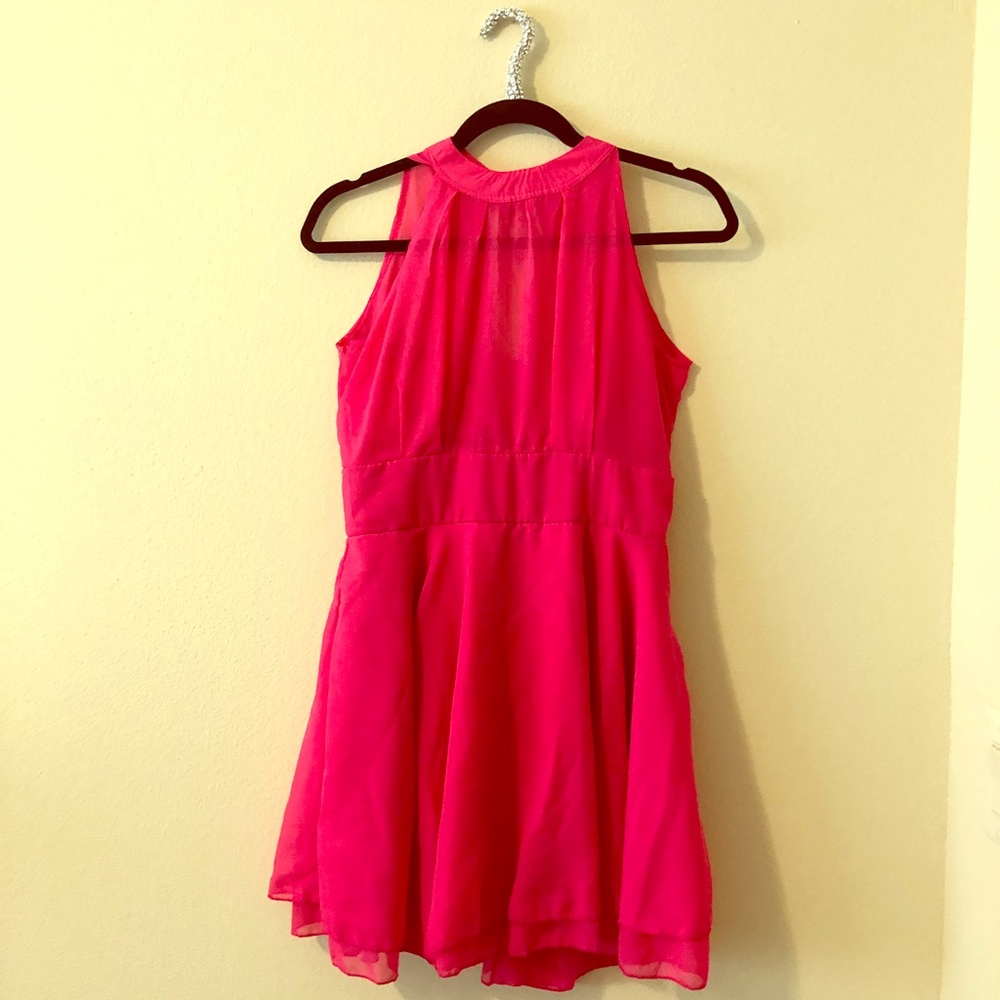 Pink Flare Dress